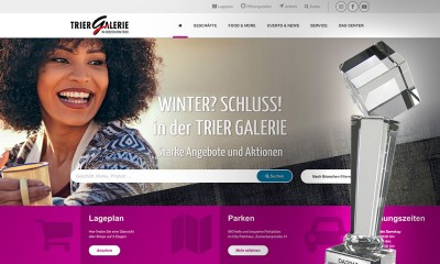 Mit dem interaktiven Website-Konzept der TRIER GALERIE gewinnt die Werbeagentur RSM den Deutschen Agenturpreis